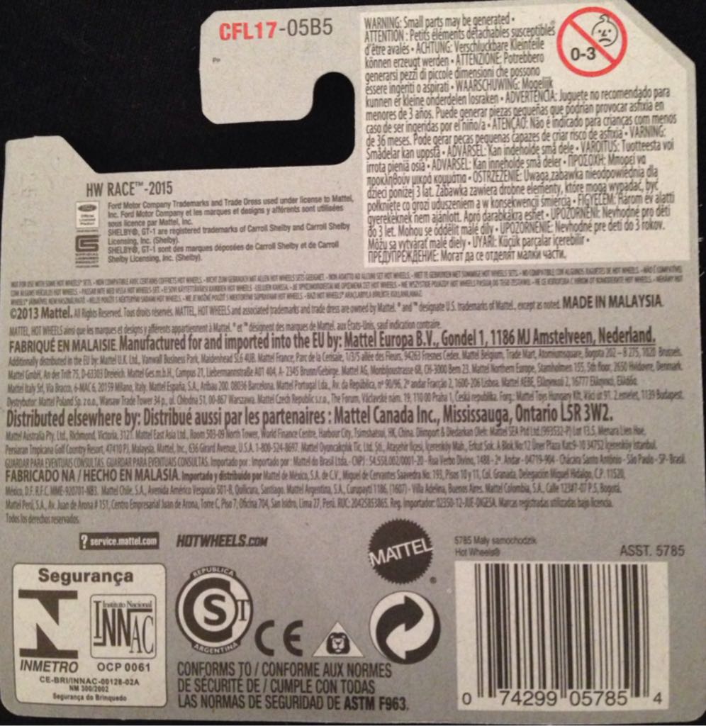 Ford Shelby GR-1 Concept - HW Race™ Track Stars™ toy car collectible - Main Image 2