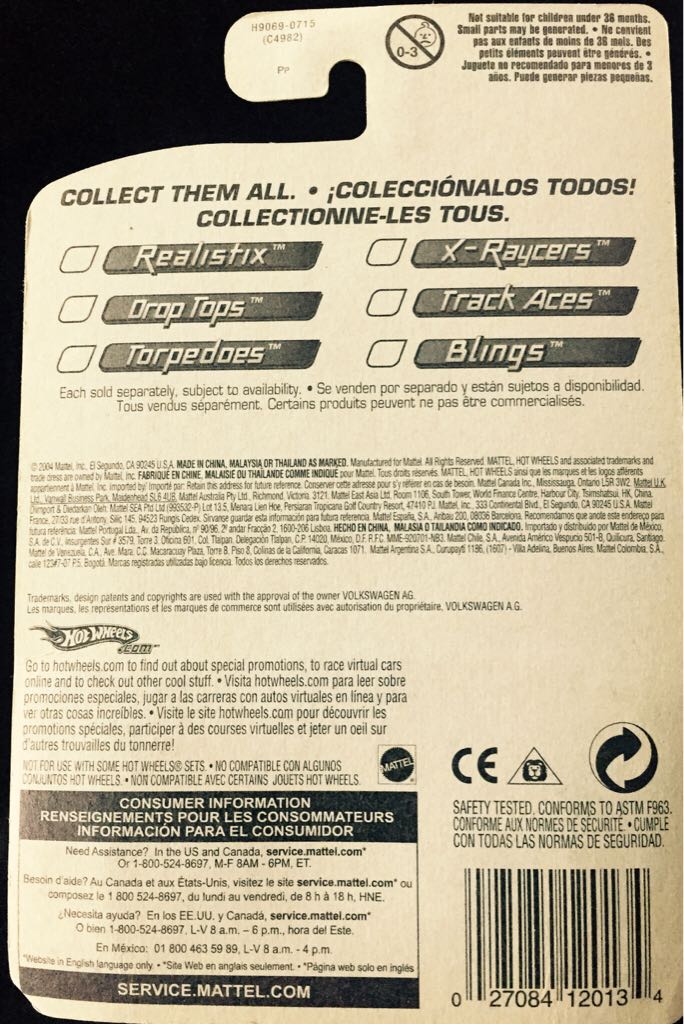 Baja Bug Short Card - 2005 Mainline Open Vamp #161 toy car collectible - Main Image 2