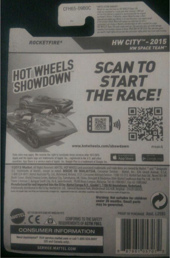 Rocketfire™ - HW City™ toy car collectible - Main Image 2