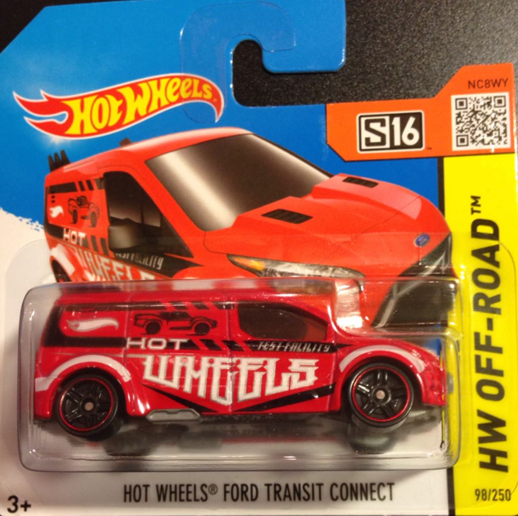 Hot Weehls® Ford Transit Connect - HW Off-Road™ S16 toy car collectible - Main Image 1