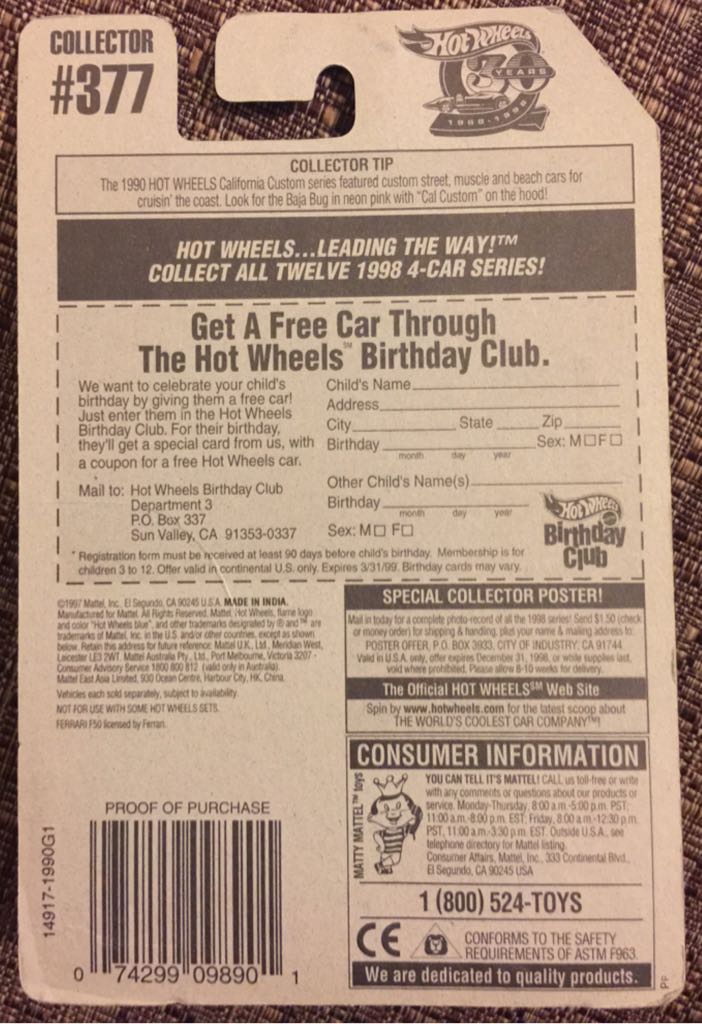 Enzo Ferrari  toy car collectible - Main Image 2