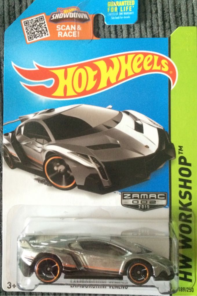 Lamborghini Veneno - HW WORKSHOP toy car collectible - Main Image 1