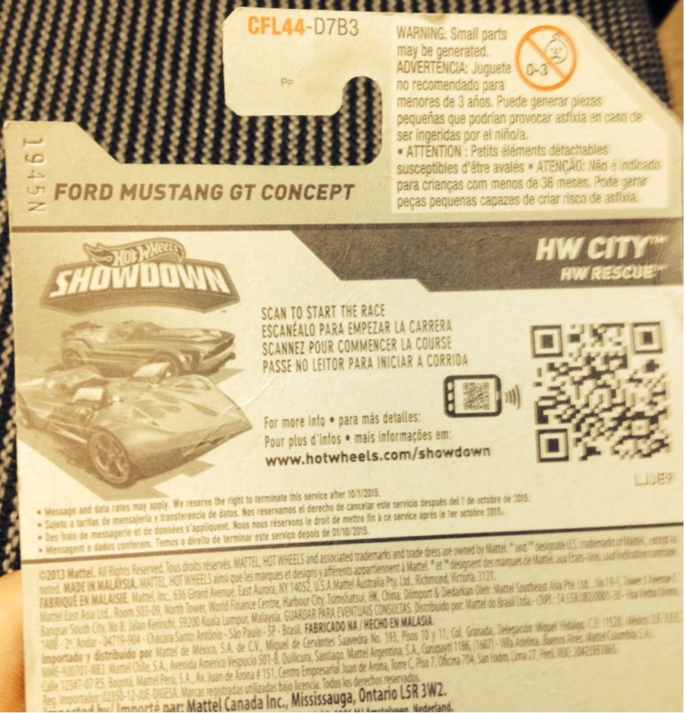 Ford Mustang Gt Concept - HW City - 2015 HW Rescue toy car collectible - Main Image 2