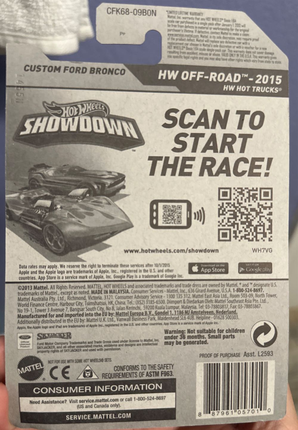 Ford Bronco (FS) - HW OFF-Road toy car collectible - Main Image 2