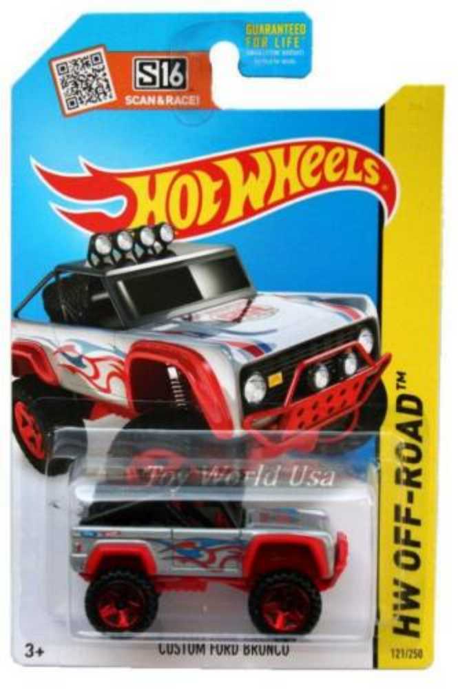 Custom Ford Bronco - HW Hot Trucks toy car collectible - Main Image 3