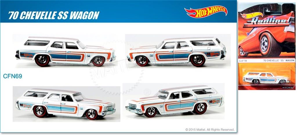 ‘70 Chevelle SS Wagon - Heritage Redline toy car collectible - Main Image 2