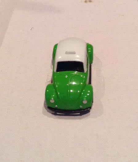 Taxi Chico Volkswagen D F Ecologico Verde - Gashaball toy car collectible - Main Image 1