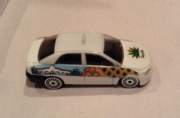 Taxi Mediano Jetta Pueblo Mexico Tequila - Gashaball toy car collectible - Main Image 2