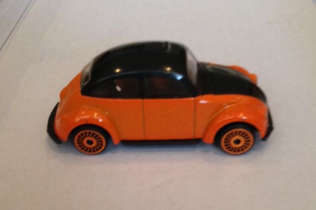 Taxi Chico Volkswagen Sedan Naranja Internacional  - Gashaball toy car collectible - Main Image 2