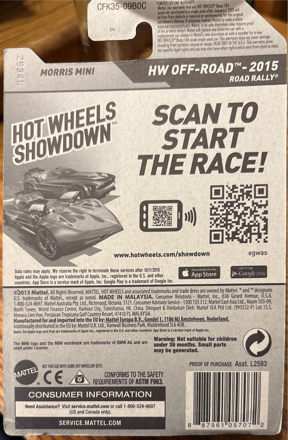 Morris Mini - HW Off-Road toy car collectible - Main Image 2