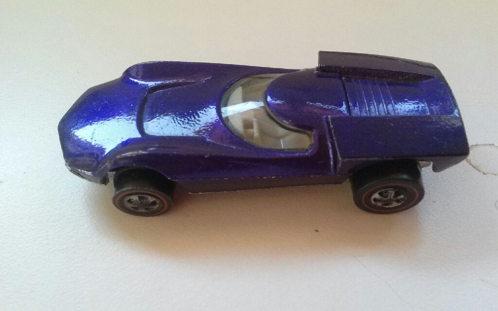turbofire #2 purple 75 ok  toy car collectible - Main Image 1