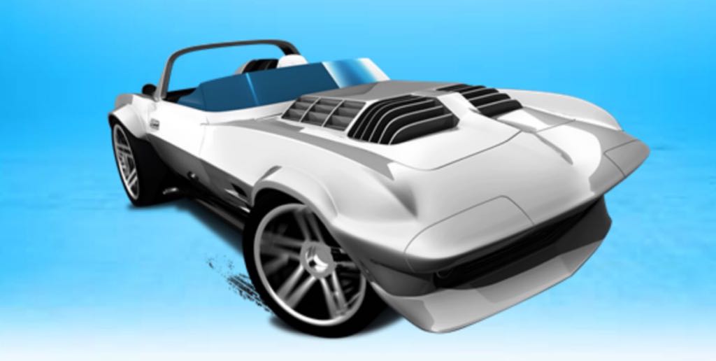 Chevrolet Corvette Grand Sport Roadster - Fast & Furiosus toy car collectible - Main Image 2