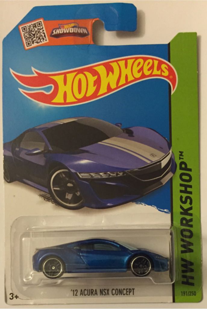 Acura NSX Concept, 2012 - Mainline - HW Workshop toy car collectible - Main Image 1