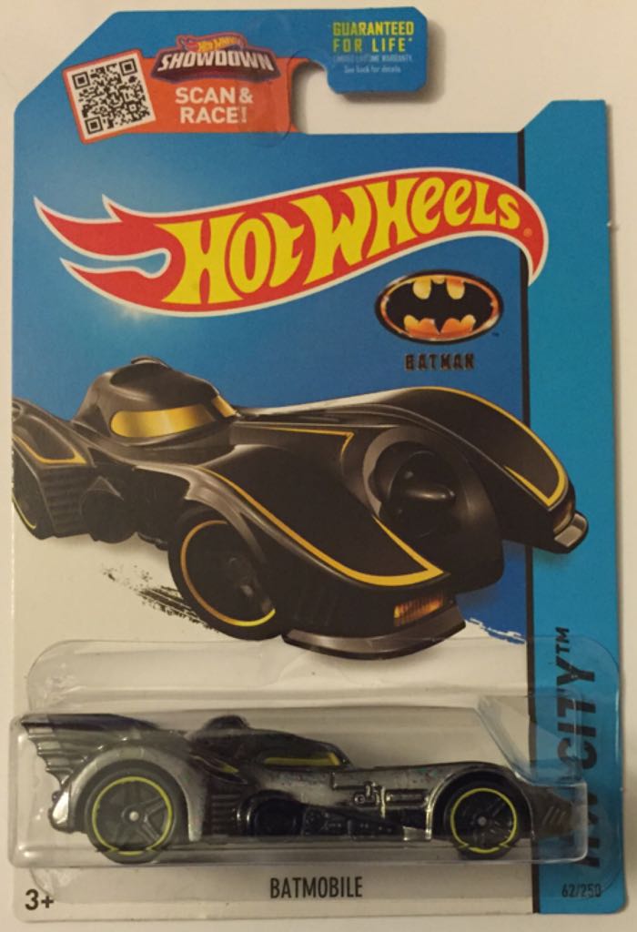 Batmobile - Mainline - HW City toy car collectible - Main Image 1