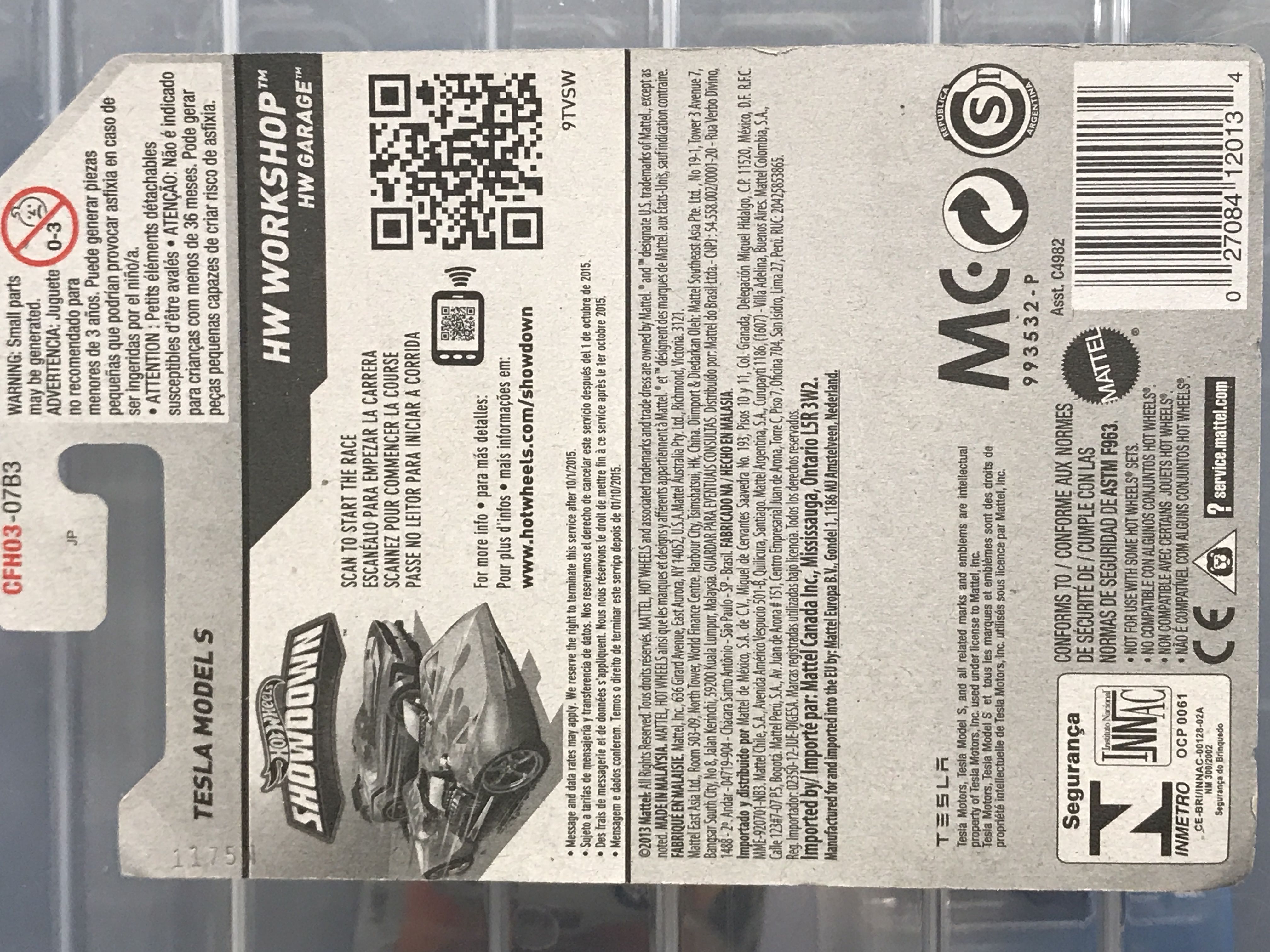 Tesla Model S - HW Workshop Garage toy car collectible - Main Image 2