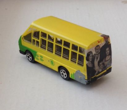 Micro Ecológico DF Con Propaganda - Gashaball toy car collectible - Main Image 2