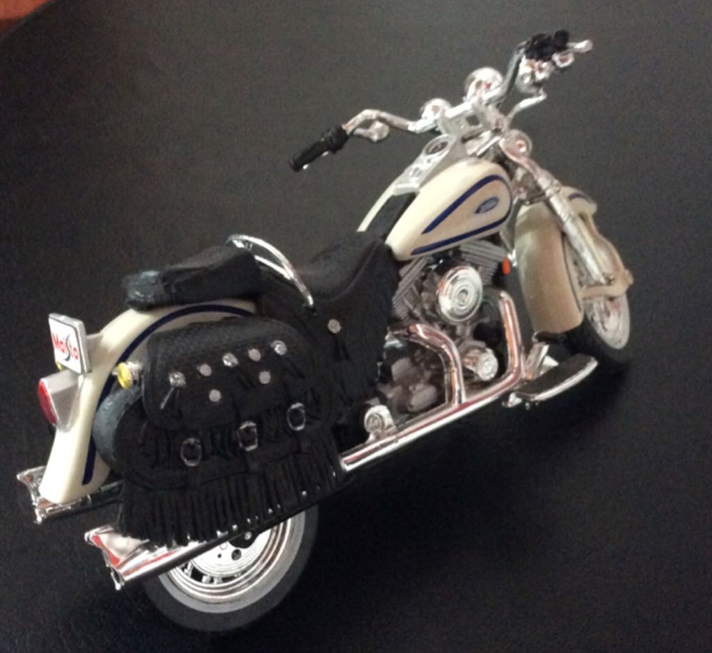 Harley Davidson FLSTS Heritage Springer - Harley Davidson Motorcycles toy car collectible - Main Image 2