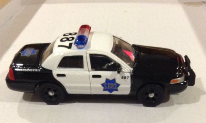 Crown Victoria Interceptor Patrulla San Francisco California - Jada Toys toy car collectible - Main Image 2