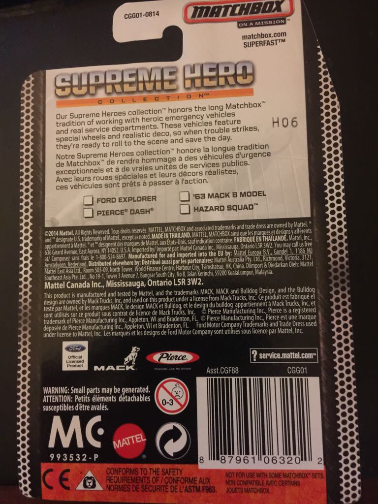 Matchbox 63 Mack B Model - Supreme Hero Collection toy car collectible - Main Image 2