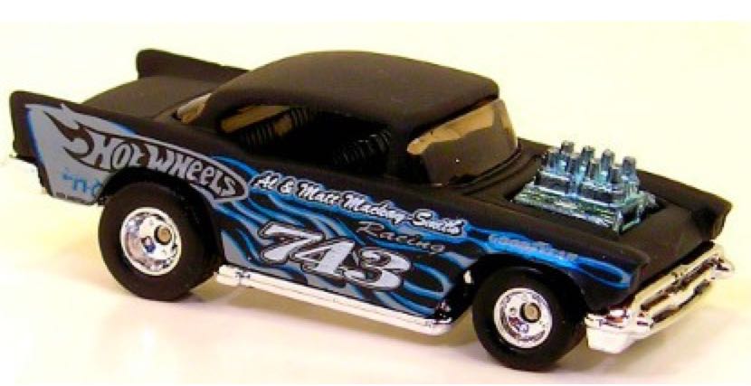 57 Chevy - ’05 Treasure Hunt toy car collectible - Main Image 2