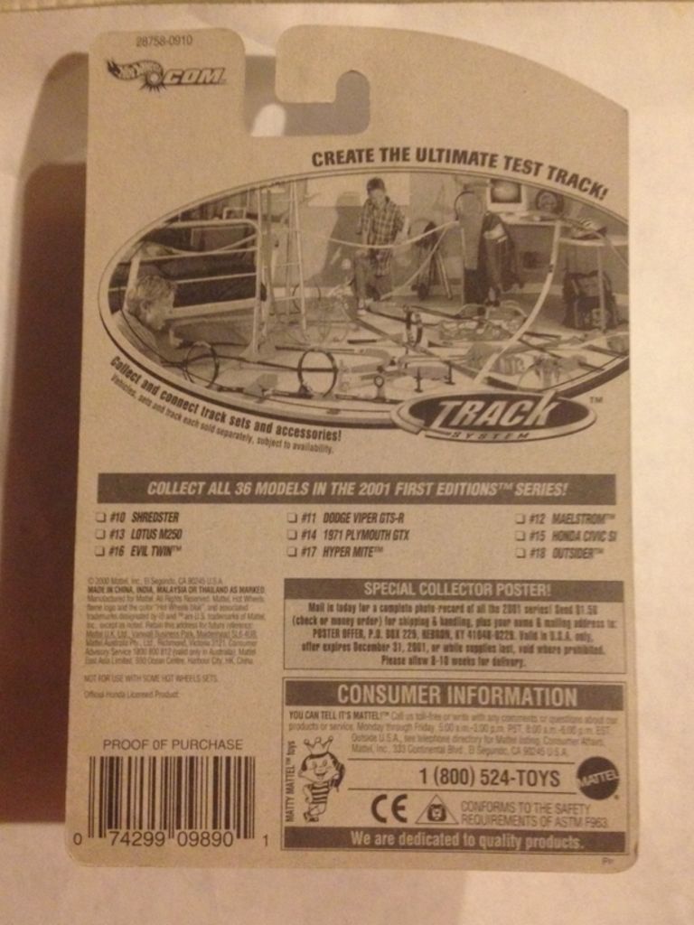 01 Hot Wheels - First Edition toy car collectible - Main Image 2