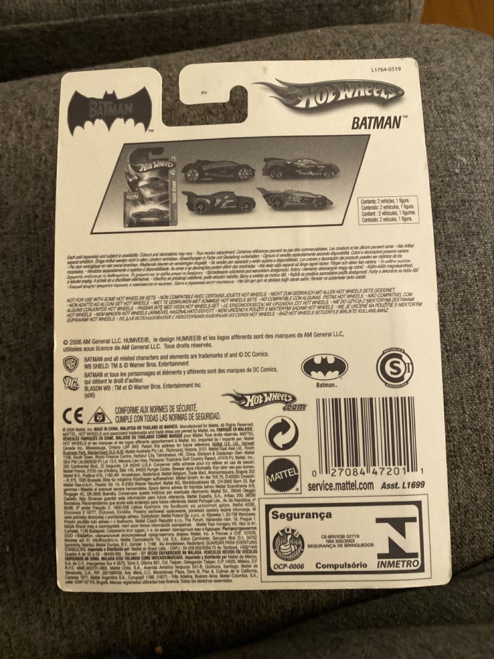 HW The Batman Twin Pack The Riddler’s Rampage toy car collectible - Main Image 3
