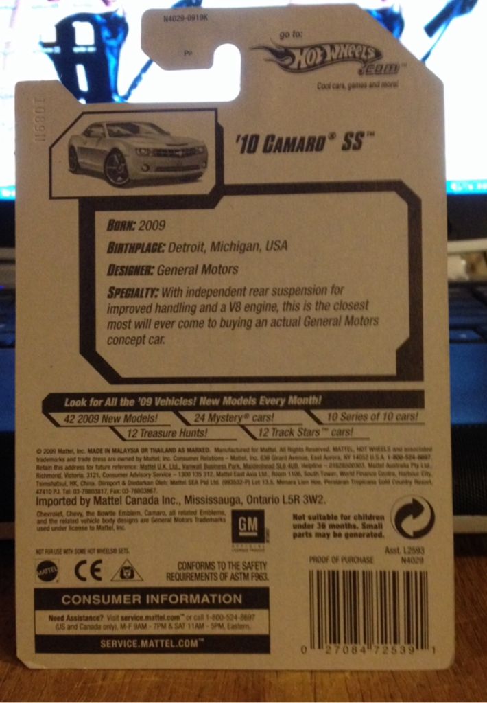 09 Hot Wheels - New Models toy car collectible - Main Image 2