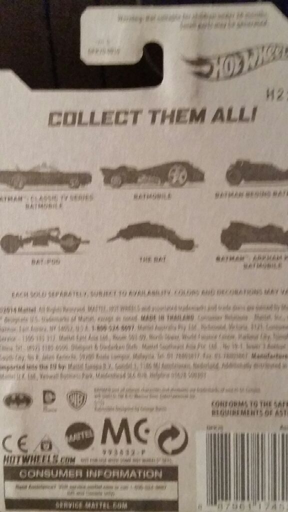 Batmobile - BATMAN toy car collectible - Main Image 2