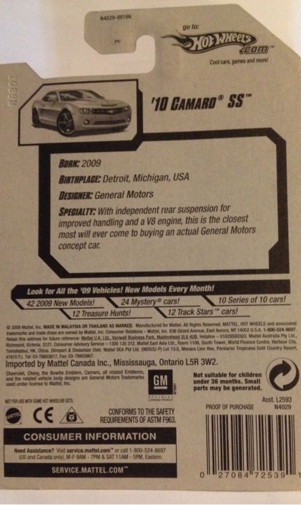 09 Hot Wheels - First Edition toy car collectible - Main Image 2