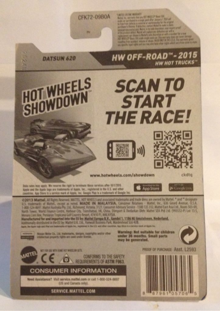 15 Hot Wheels - HW OFF -ROAD toy car collectible - Main Image 2