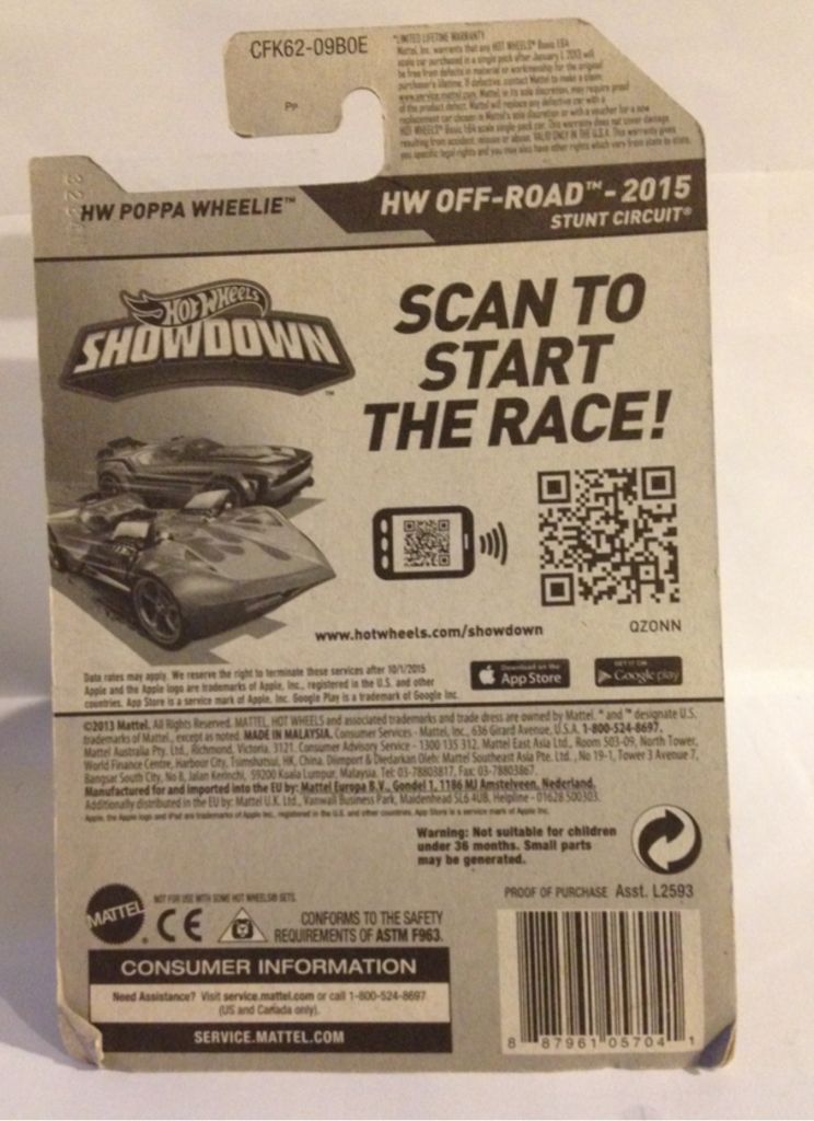 15 Hot Wheels - HW OFF -ROAD toy car collectible - Main Image 2