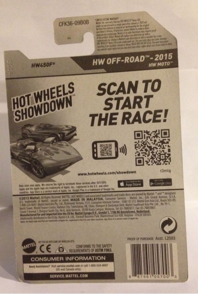 15 Hot Wheels - HW OFF -ROAD toy car collectible - Main Image 2