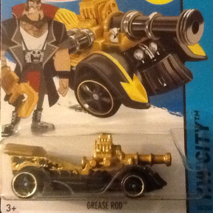 Grease Rod - 2016 Treasure Hunt toy car collectible - Main Image 2