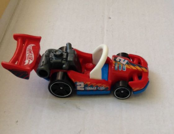 Carro De Carreras Rojo Para Lego - Hot Wheels toy car collectible - Main Image 2