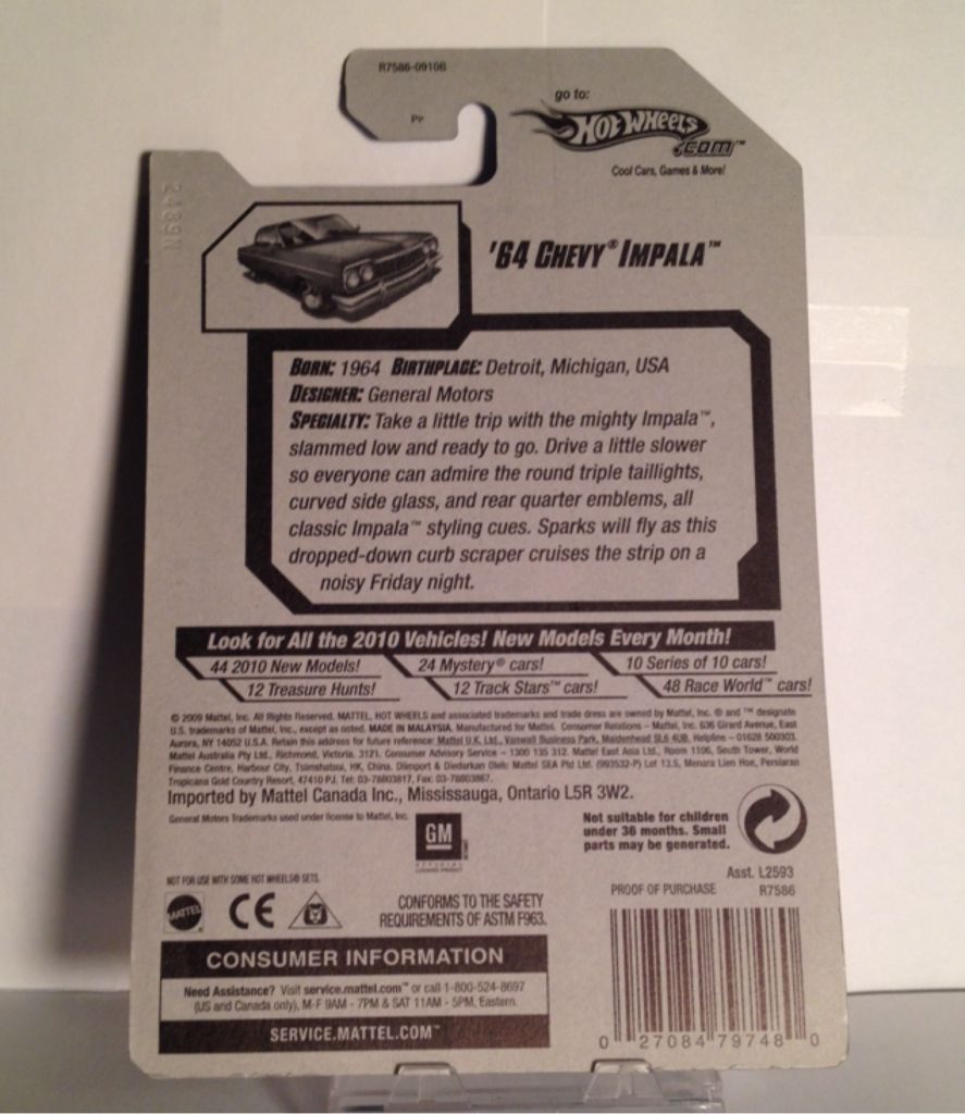 10 Hot Wheels  - Hot Auction ’10 toy car collectible - Main Image 2