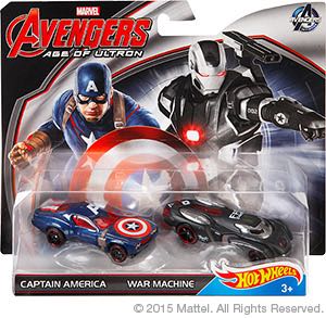 Captain America / War Machine - Avengers: Age Of Ultron toy car collectible - Main Image 1
