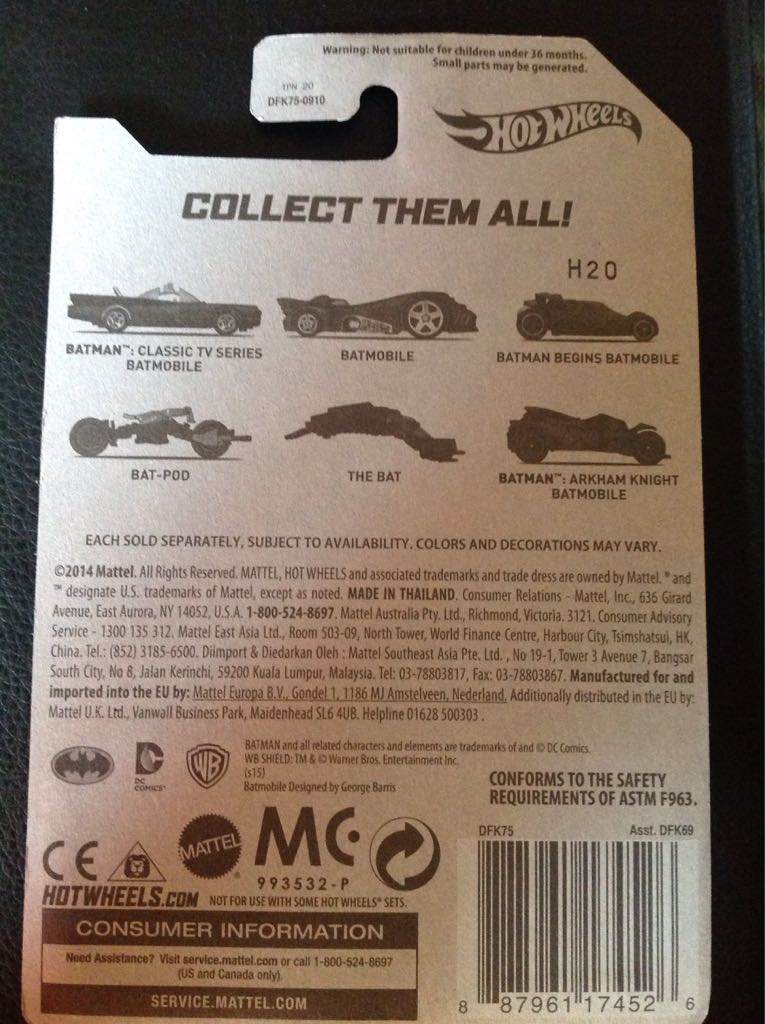 Bat-Pod - BATMAN toy car collectible - Main Image 2