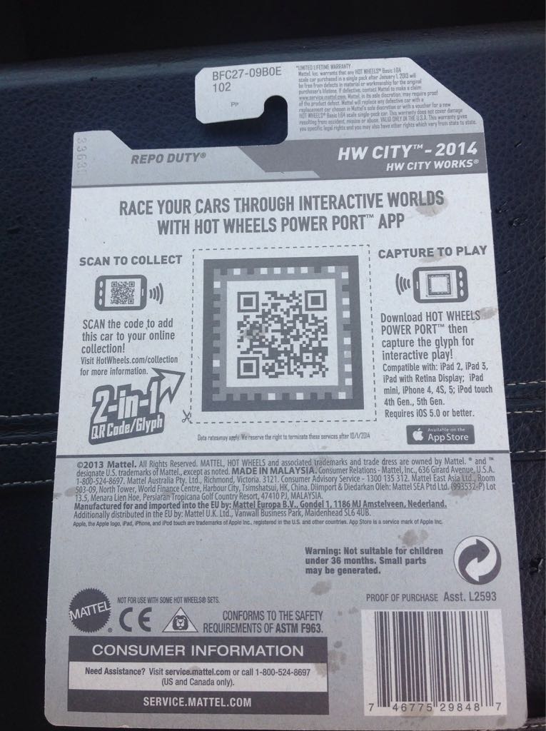 Hot Wheels City - 2014  HW City toy car collectible - Main Image 2