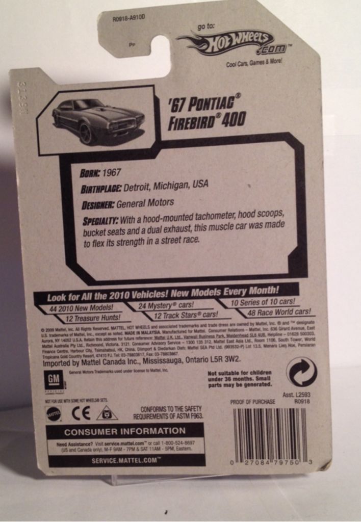 10 Hot Eheels - New Models toy car collectible - Main Image 2