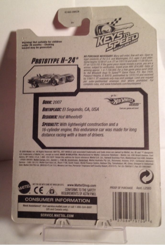 10 Hot Wheels  - Track Stars ’10 toy car collectible - Main Image 2