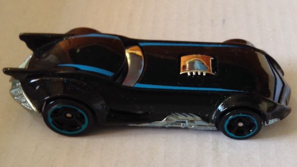Batimovile Negro Con Vivos Azules - Hot Wheels toy car collectible - Main Image 2