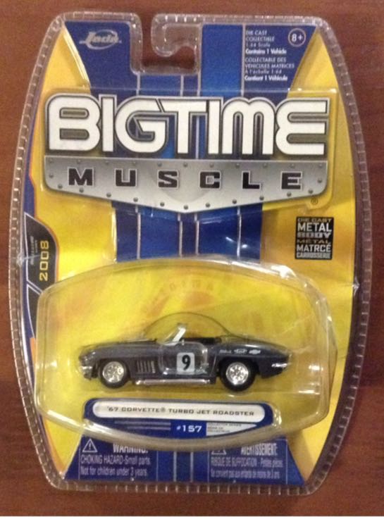 ’67 Corvette Turbo Jet Roadster - Bigtime Muscle toy car collectible - Main Image 1