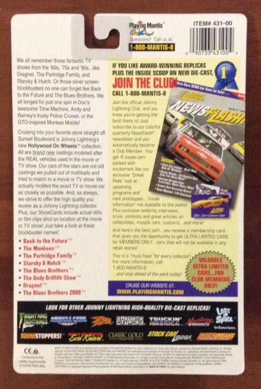 Johnny Lightning Hollywood Classics The Partridge Family Bus - Johnny Lightning - Hollywood On Wheels toy car collectible - Main Image 2