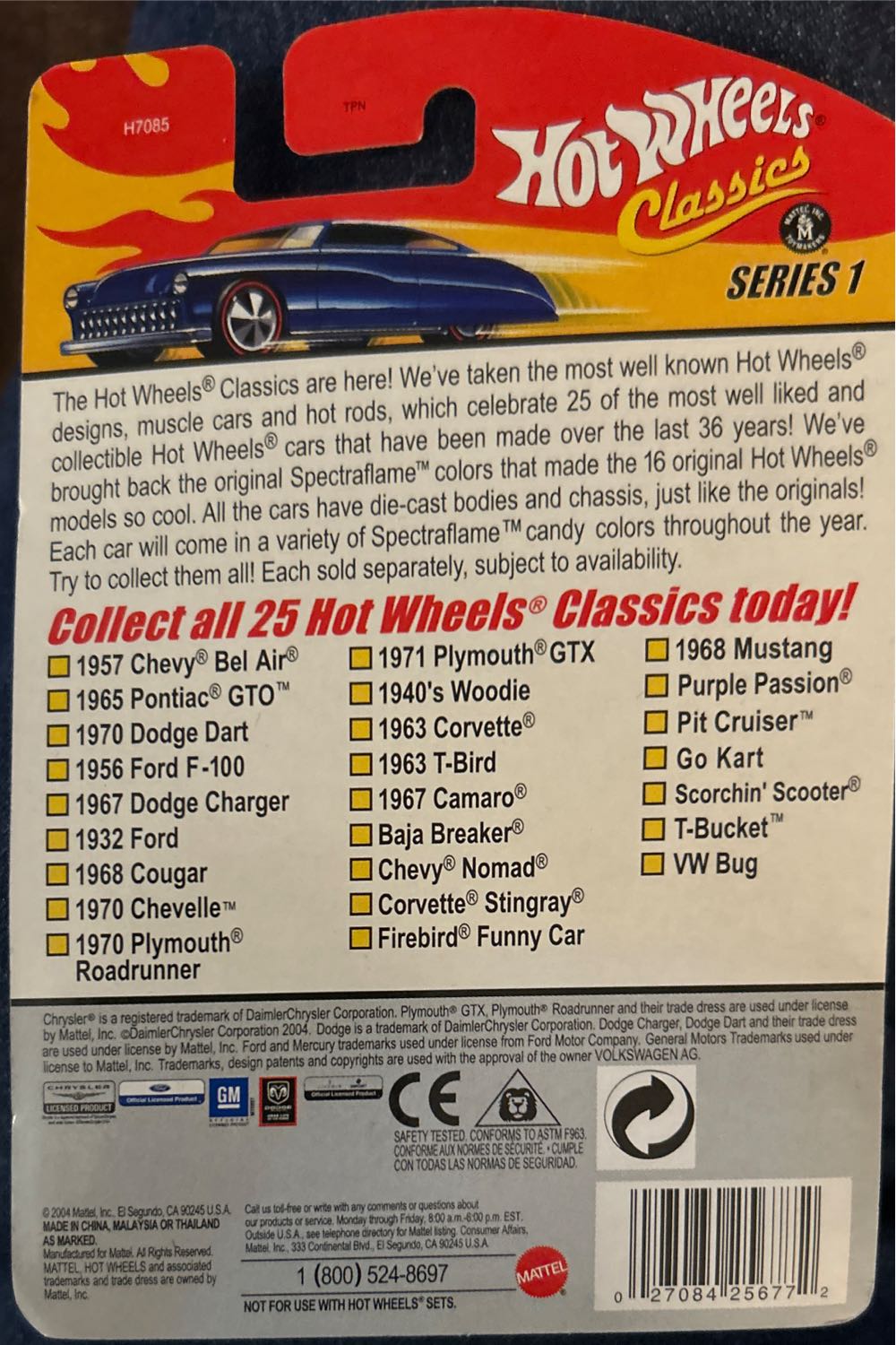 Purple Passion - 2005 Hot Wheels Classics #1 toy car collectible - Main Image 2