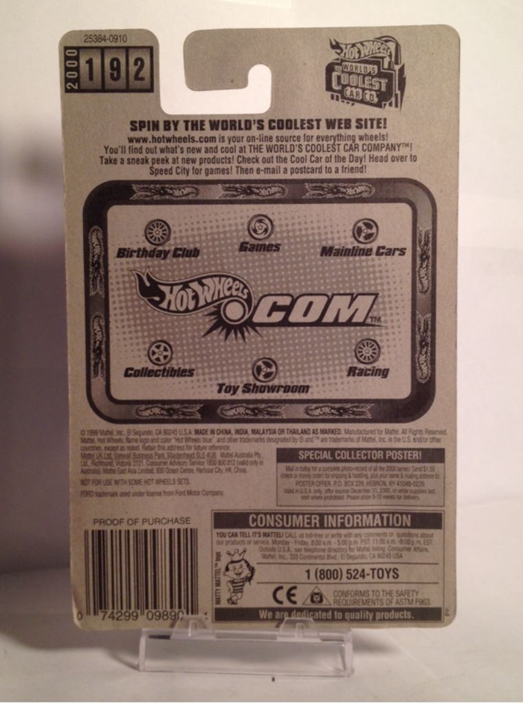 2000 Hot Wheels - 2000 Mainline toy car collectible - Main Image 2