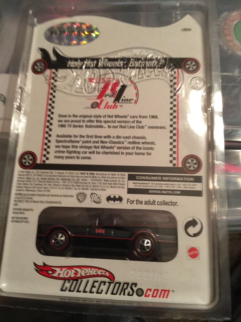 1966 Tv Series Batmobile - Redline Club   Club Exclusive toy car collectible - Main Image 2