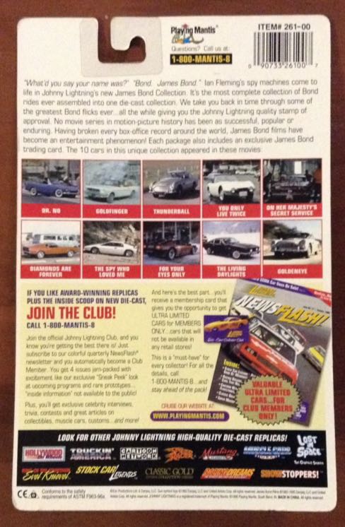 On Her Majesty’s Secret Service - James Bond 007 - Johnny Lightning - James Bond 007 toy car collectible - Main Image 2
