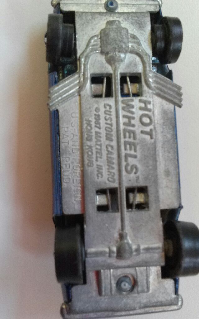 camaro blue door lines 225 ok  toy car collectible - Main Image 2