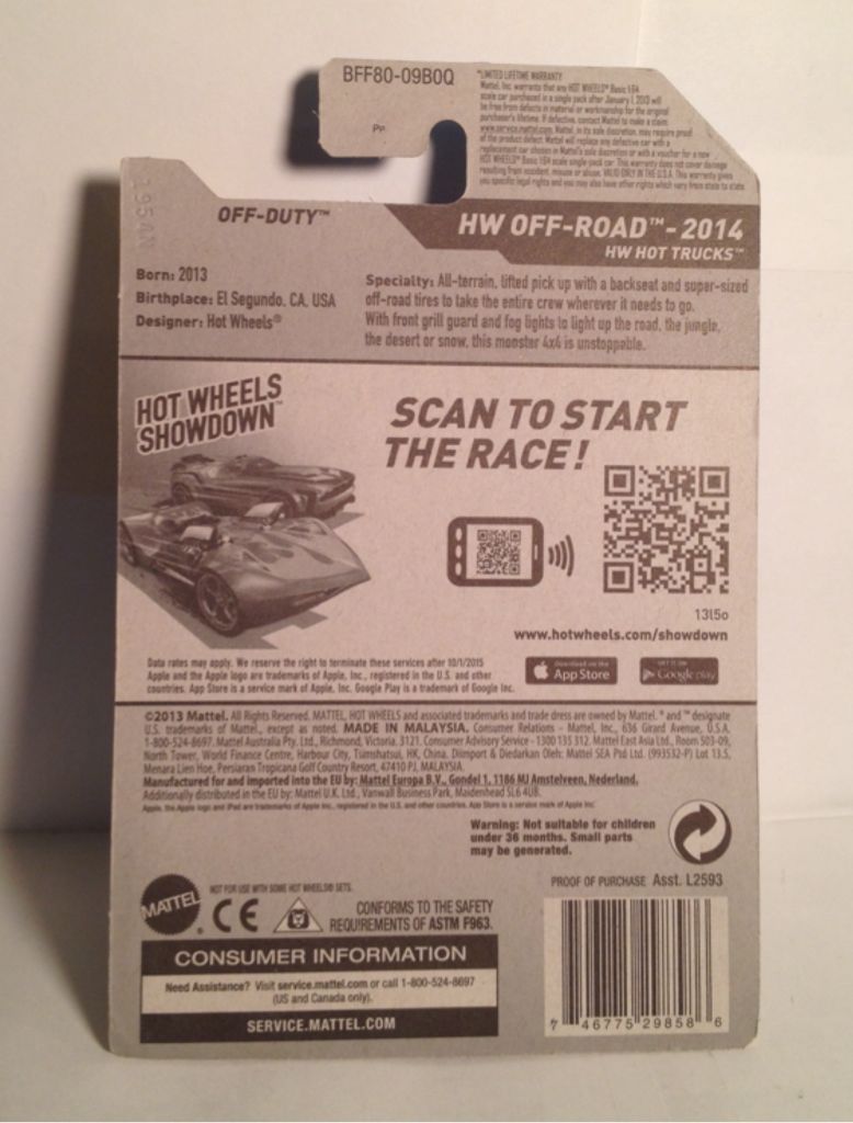 2014 HW Off-Road - HW Off- Road toy car collectible - Main Image 2