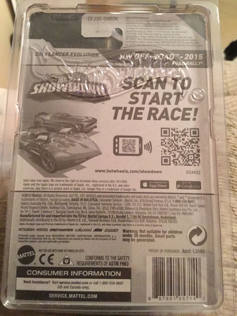 Super Th Lancer Evolution 2008 - ’15 Super Treasure Hunt toy car collectible - Main Image 2